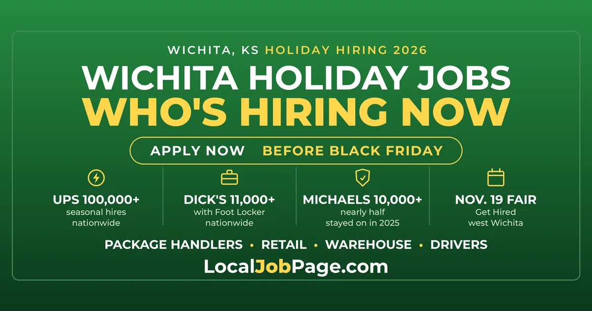Wichita Holiday Jobs 2026: Who's Hiring Seasonal Workers and How to Get In